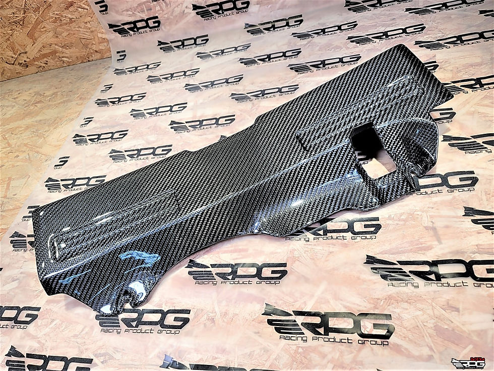 Thumbnail: GG Wagon - Vacuum Carbon Trunk Latch Trim Panel Cover (Replacement)