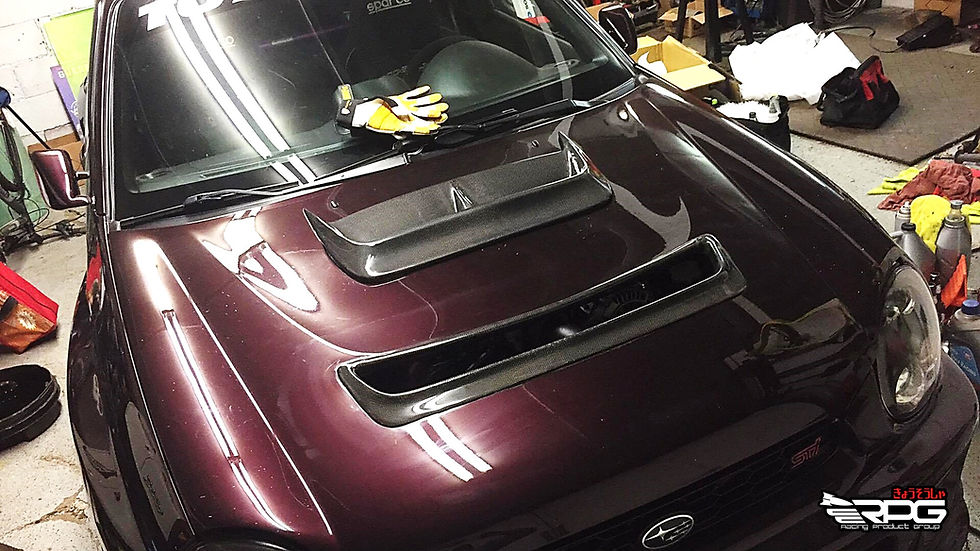 Thumbnail: WRC World Rally S7 Vacuum Carbon Closed Bonnet Hood Vent