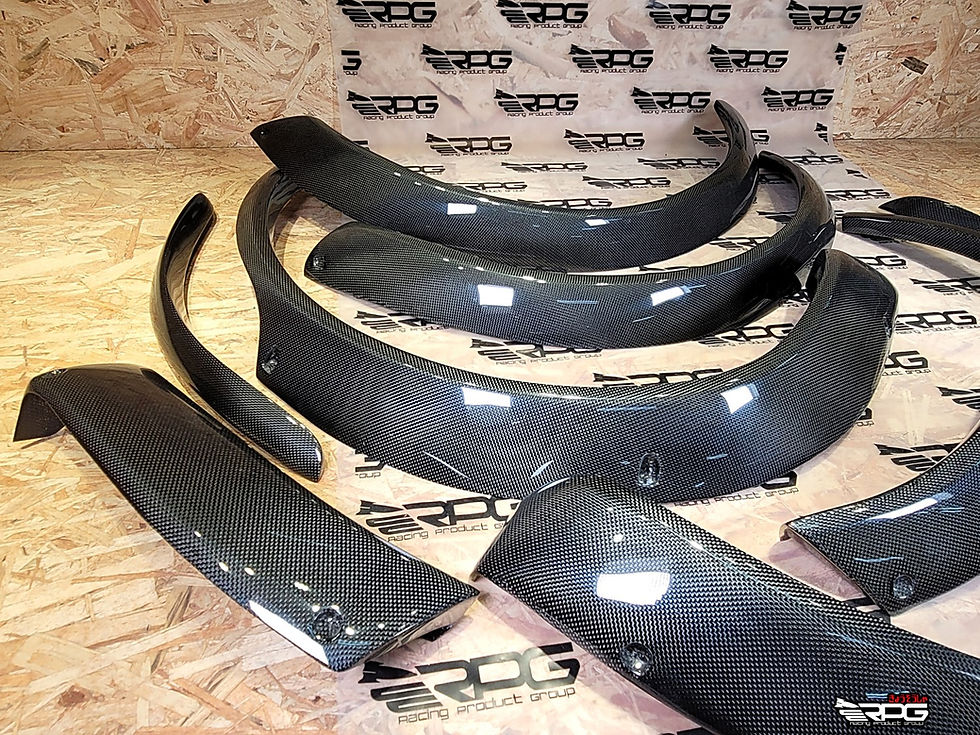 Thumbnail: GDA Bugeye - Vacuum Form Carbon 8 Pieces Wide body Fender Flare Kit