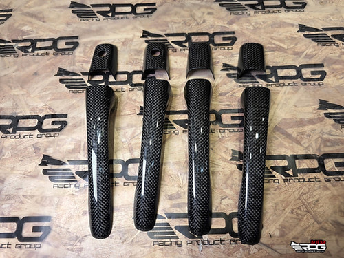 NEW] EVO CT9A 7 8 9- Vacuum Form Carbon Fiber Door Handle Covers