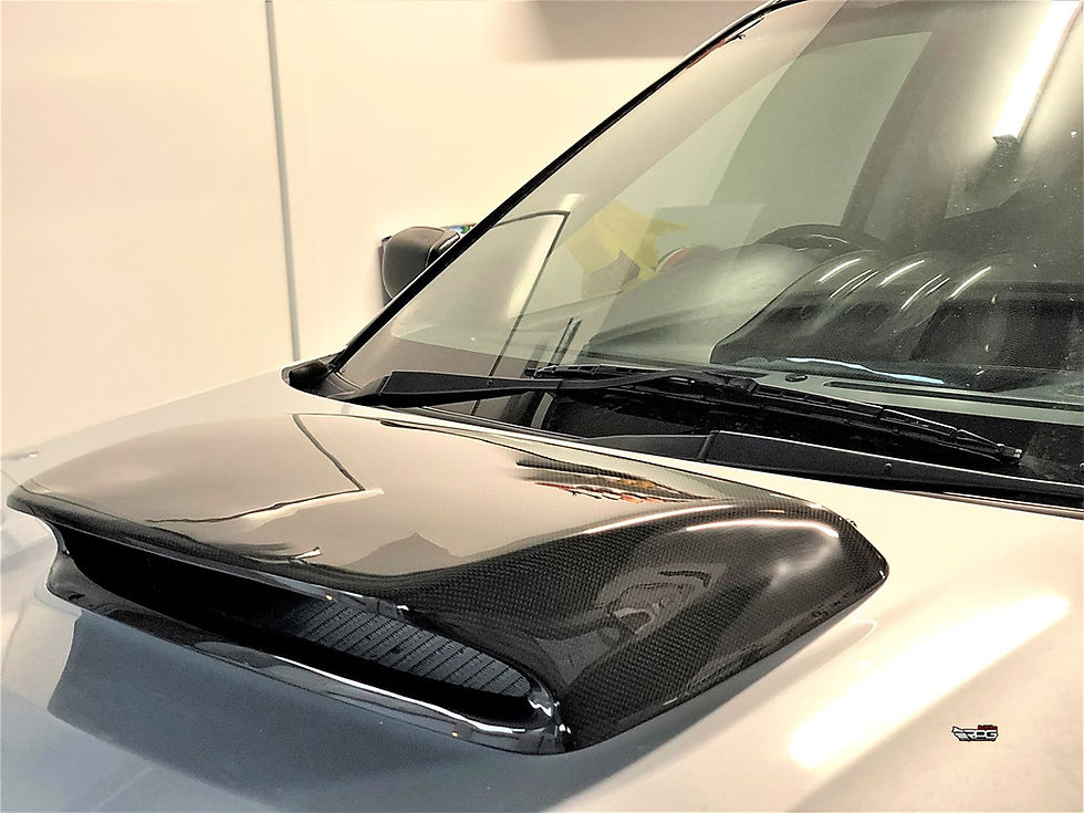 Thumbnail: Blobeye - STi Style Large 4" Vacuum Carbon Fiber Hood Scoop Upgrade
