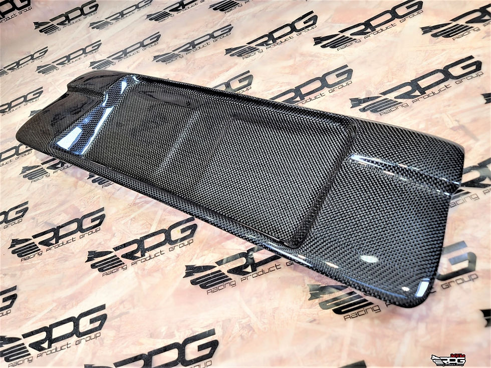 Thumbnail: GG Wagon - Vacuum Carbon Rear Bumper License Plate Backing Frame