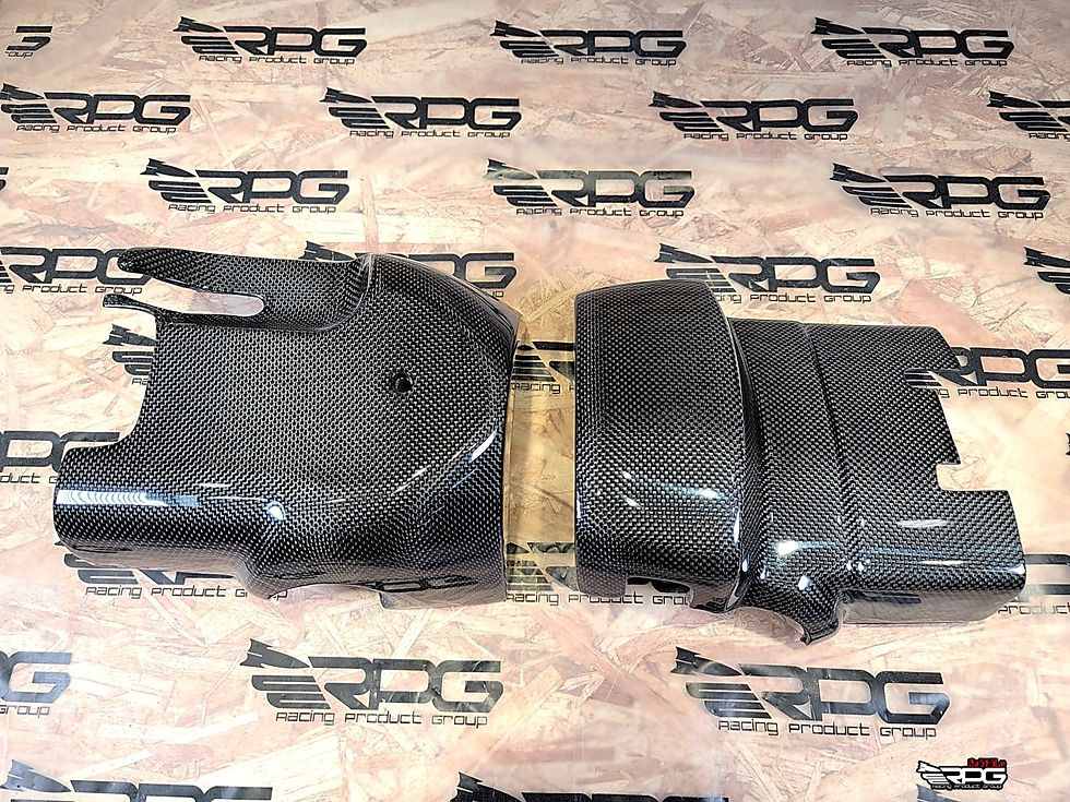 Thumbnail: GR/GV - Vacuum Carbon 2 Pieces Steering Column Cover (Replacement)