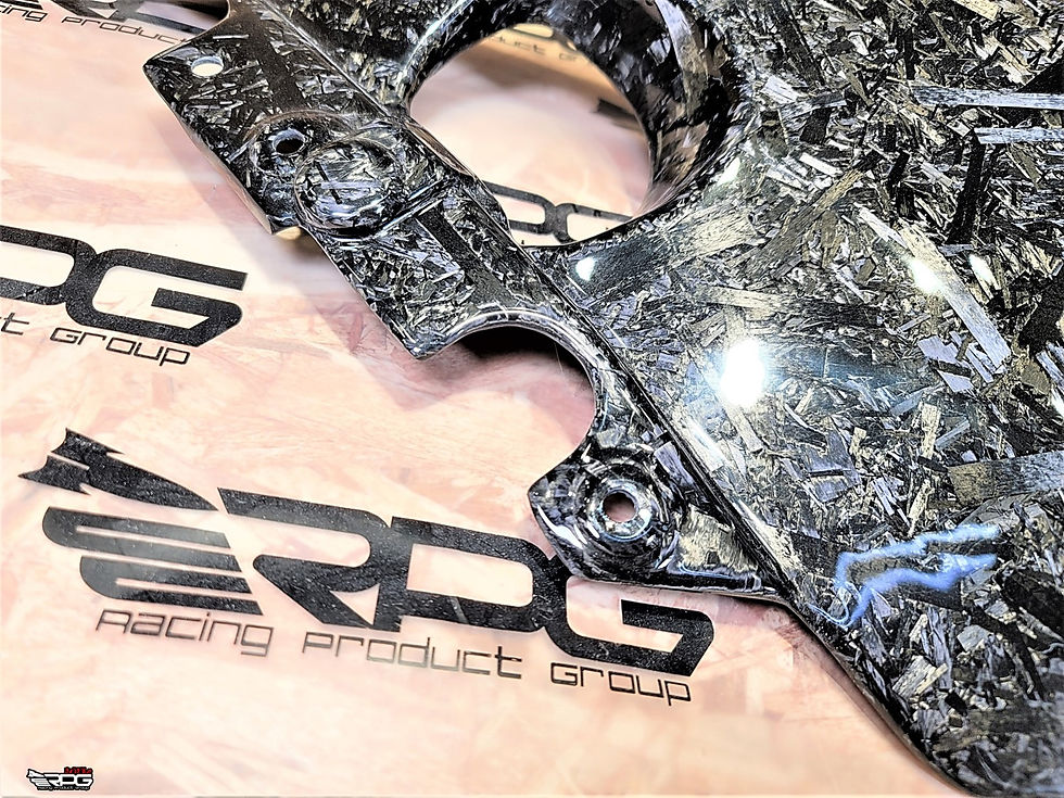 Thumbnail: GR/GV Engine Bay Battery Vacuum Forge Weave Carbon Cover