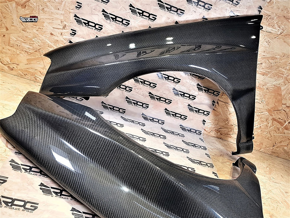Thumbnail: [NEW] GDA - JDM STi Factory Style Carbon Front Fender Kit