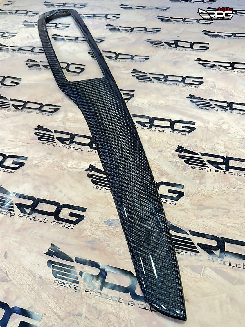 Thumbnail: [NEW] EVO CT9A - Vacuum Carbon Dashboard Air Vent / ACD Mirror Switch Trim Cover