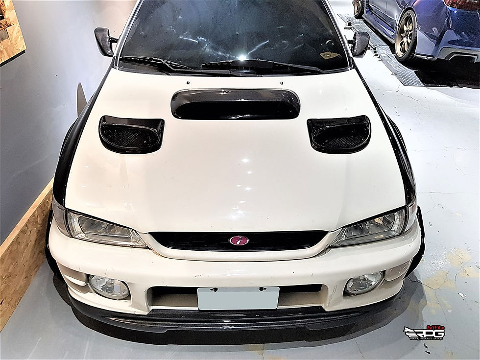 Thumbnail: WRC Rally X Vacuum Carbon Front Lip w/ Under Splitter Design