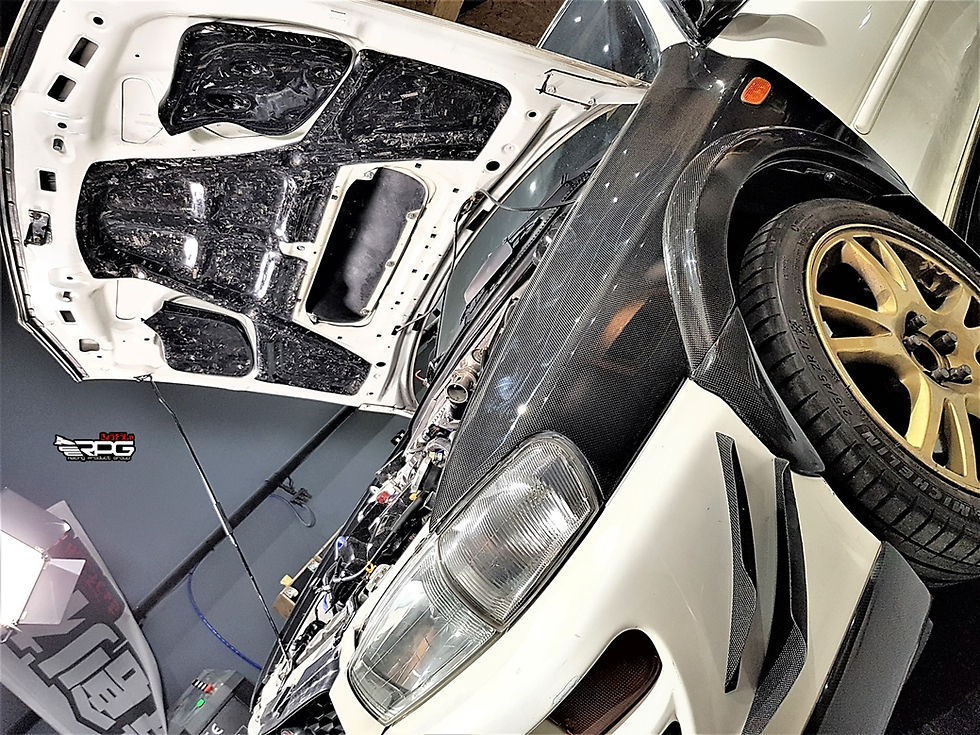 Thumbnail: GC8 GTA 4PCS Vacuum Carbon Canard Set