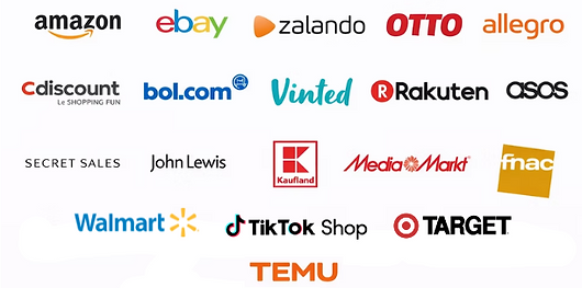 Some marketplaces Immerced integrates with