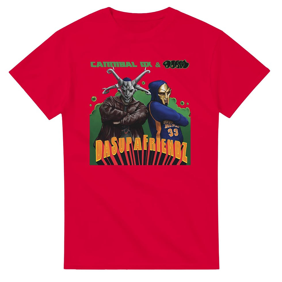 Thumbnail: CANNIBAL OX & DOOM Hip Hop Legends T-shirt | Unisex