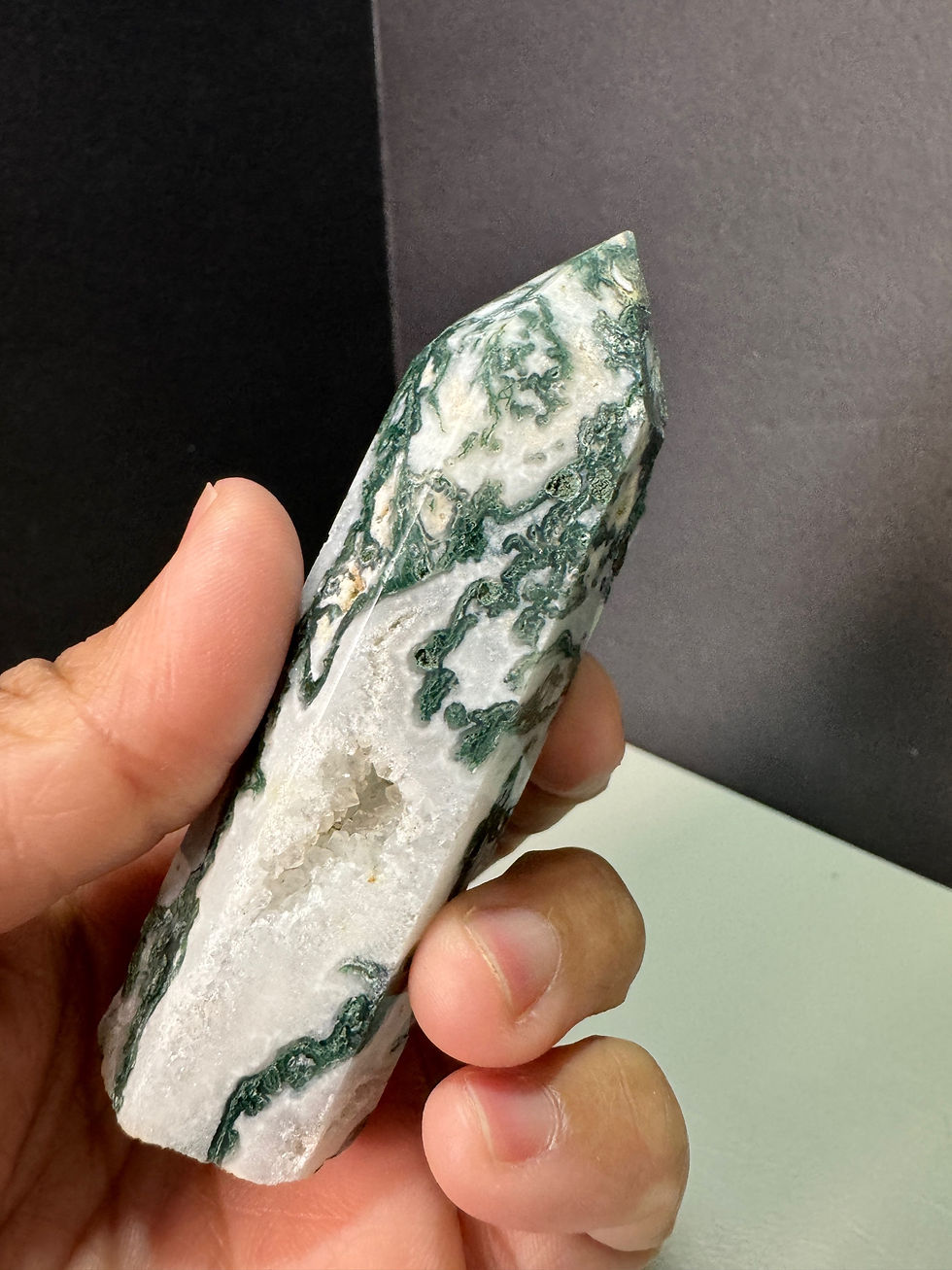 Thumbnail: Green Moss Tower 88grams 88MM diameter 