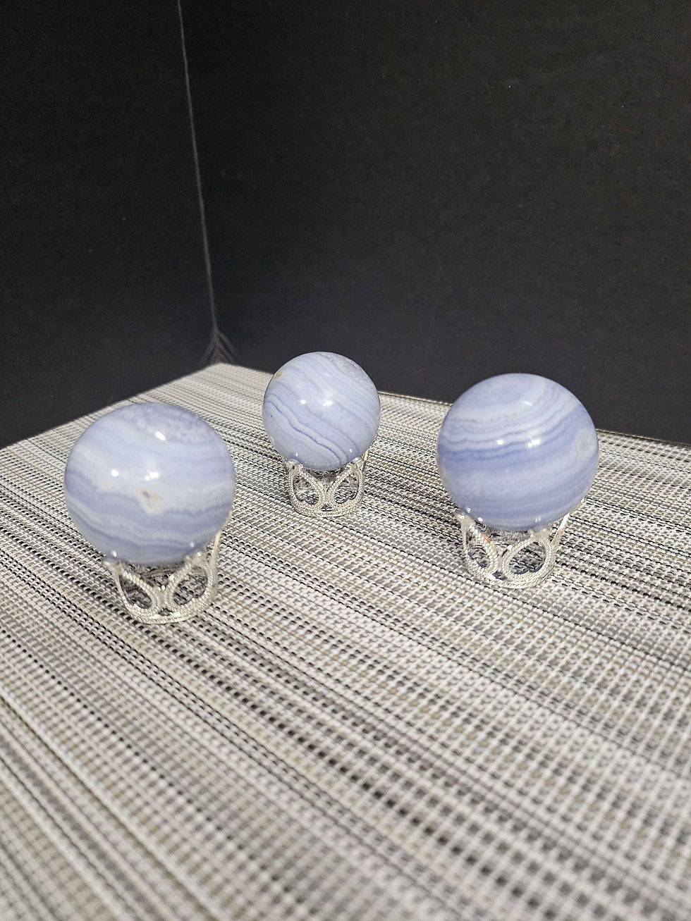 Thumbnail: Blue Lace Agate Sphere 30MM diameter 47grams