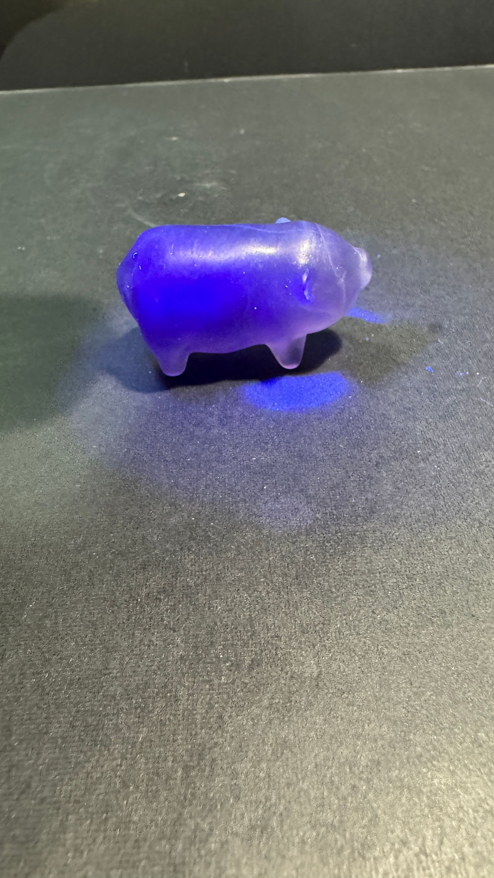 Thumbnail: Purple Fluorite Pig carving 2” long 
