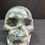 Thumbnail: Green Moss Agate Skull carving 264grams 2.75” x 2.25”
