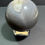Thumbnail: Druzy Agate sphere with glass holder 356grams 68MM diameter 