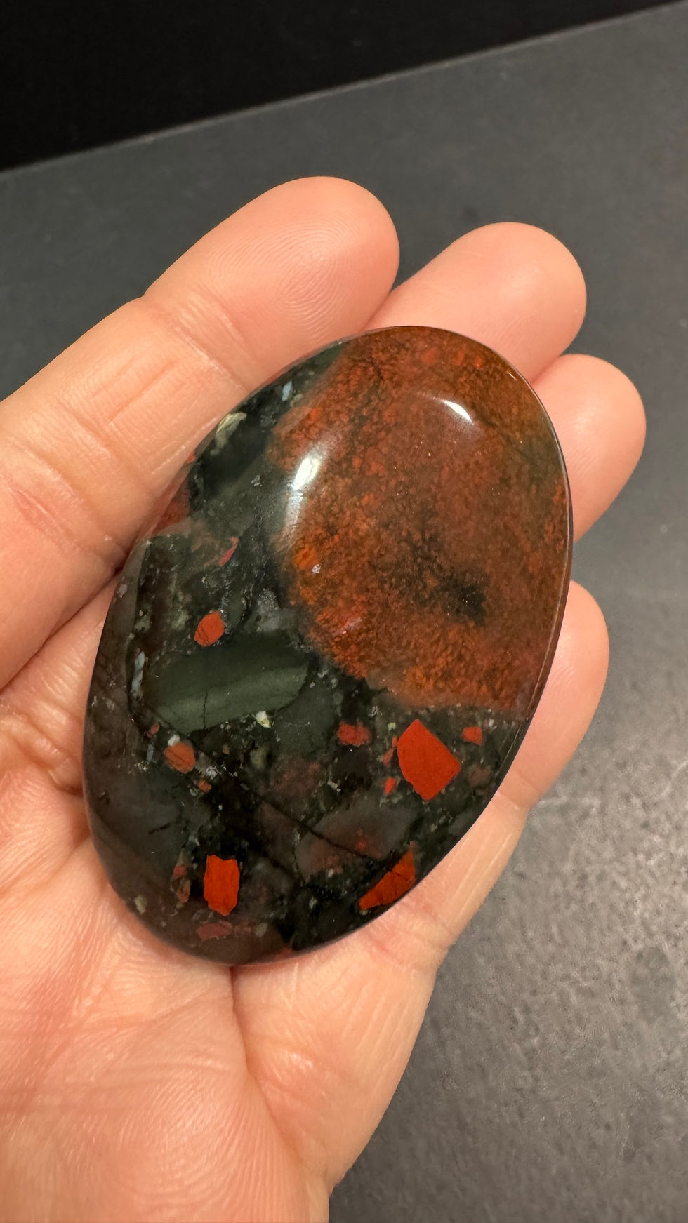 African Bloodstone Palmstone