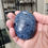 Thumbnail: Dumortierite palmstone