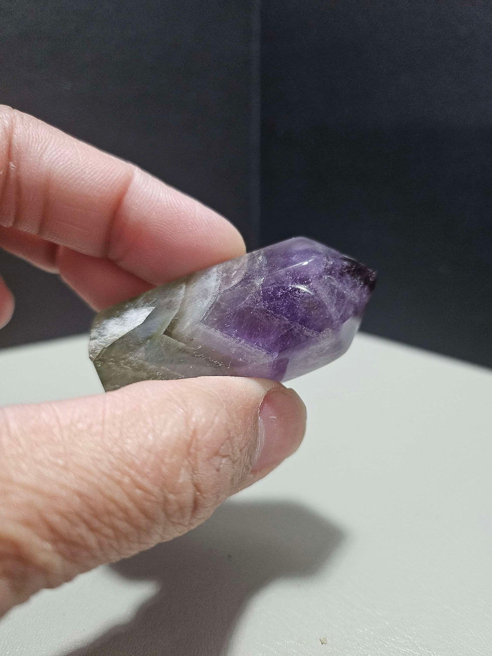 Amethyst Tower small 1.5" tall