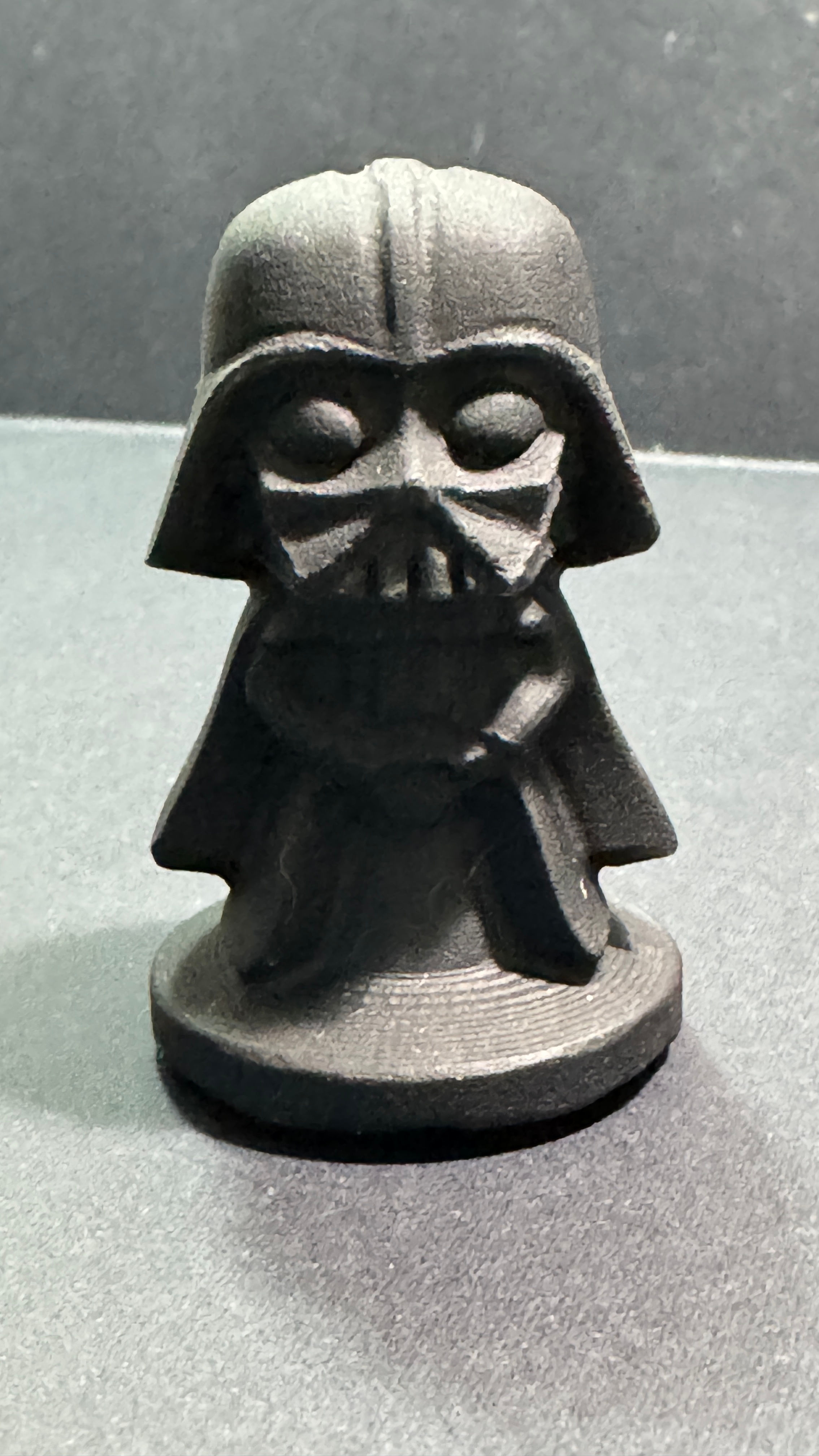 Black Obsidian Darth Vader carving (unpolished)