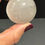 Thumbnail: Selenite/  satin spar sphere and heart carving holder (pair) 