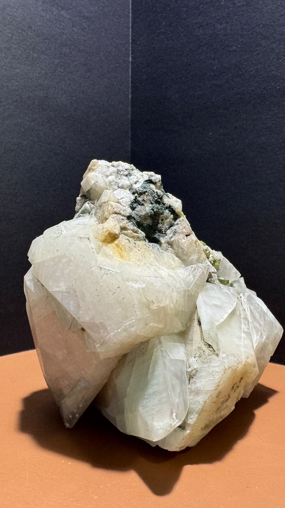 Thumbnail: Titanite or Sphene in Calcite matrix 820 grams 