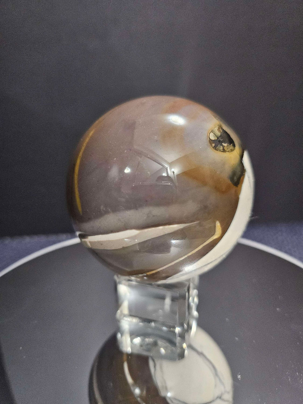 Thumbnail: Mookaite Jasper sphere 244 grams 57MM diameter 
