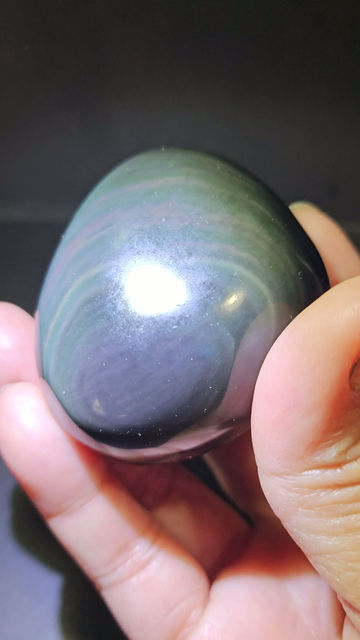 Thumbnail: Rainbow Obsidian 104 grams colorful banding 