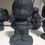 Thumbnail: Black Obsidian unpolished Spider-Man carving 2.75" tall 