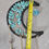 Thumbnail: Turquoise moon crescent sun catcher with 3 agate 