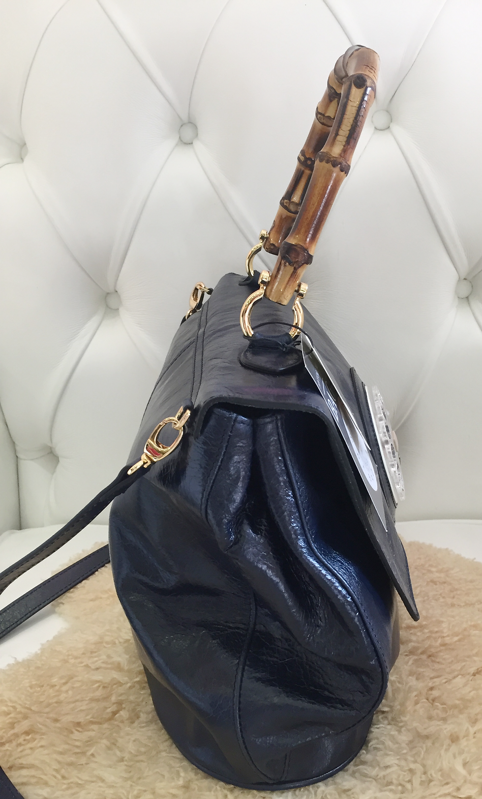 縮圖：lady bag bamboo