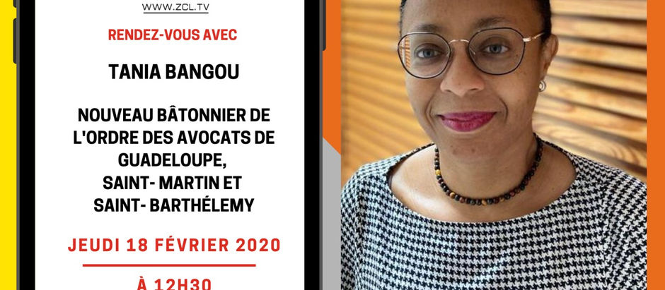 Retrouvez l'interview du Bâtonnier de l'Ordre, Maître Tania BANGOU, du 18 février 2021 