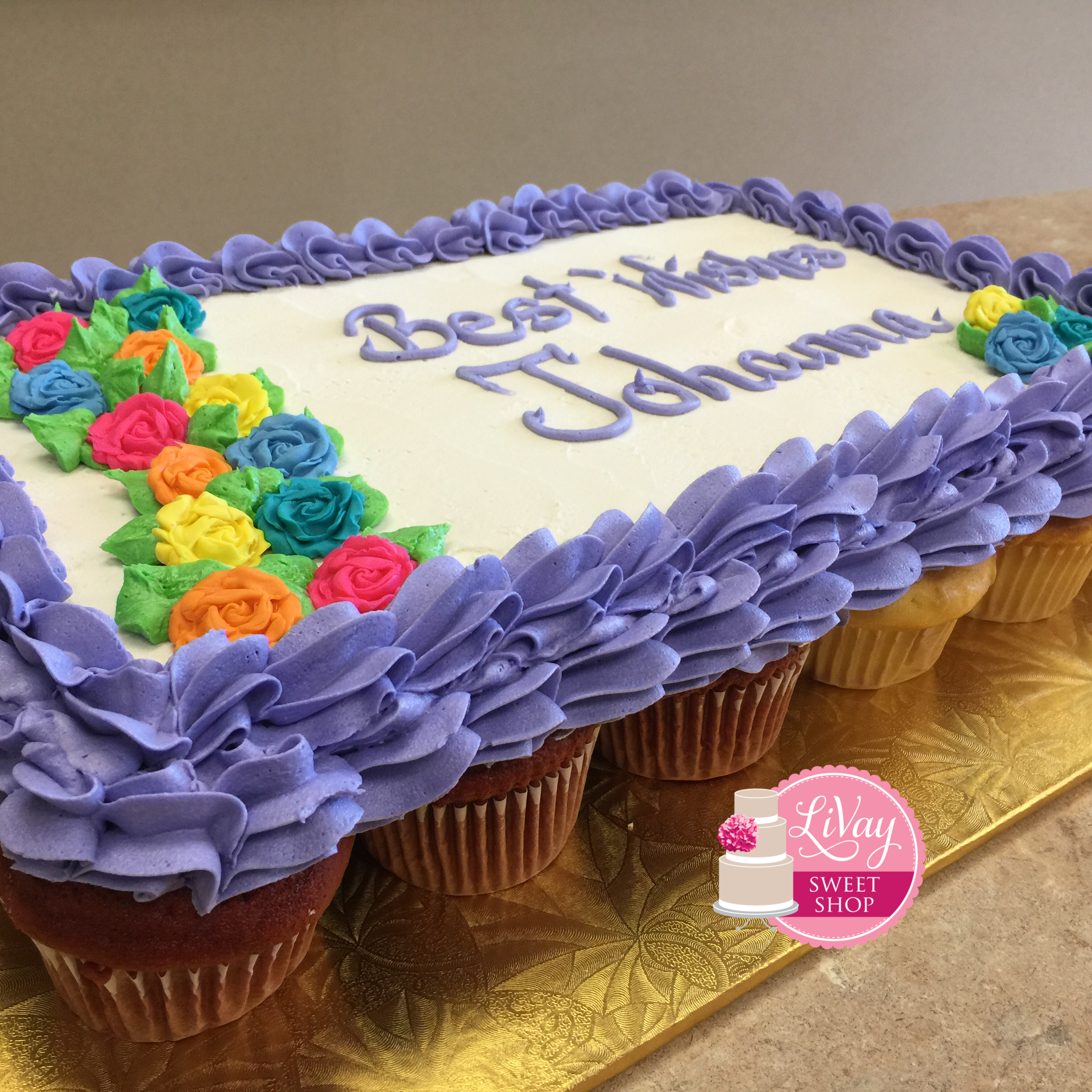 Good Luck Cupcake Cake