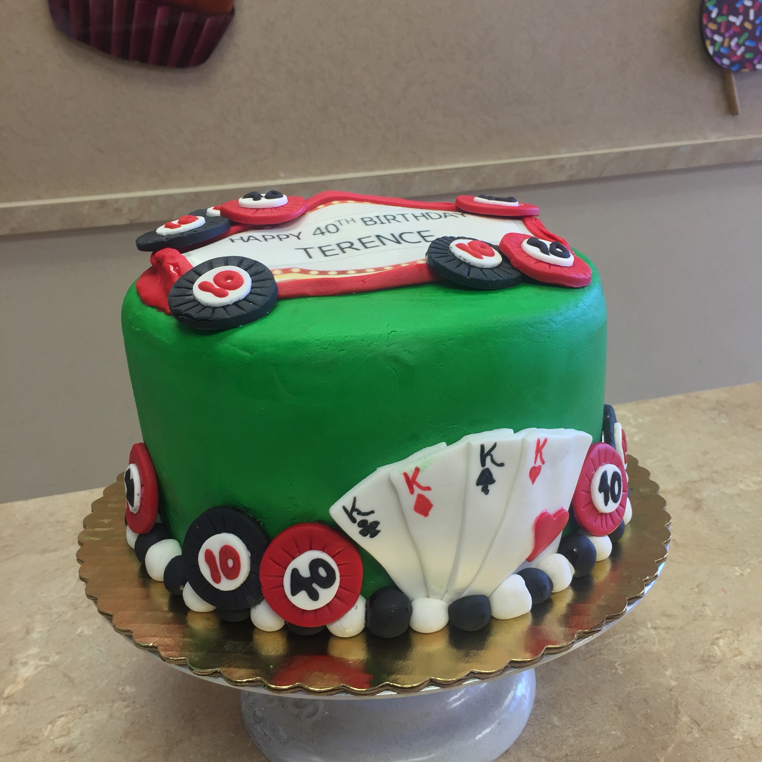 Casino Theme Cake