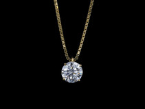Statement Solitaire Pendant