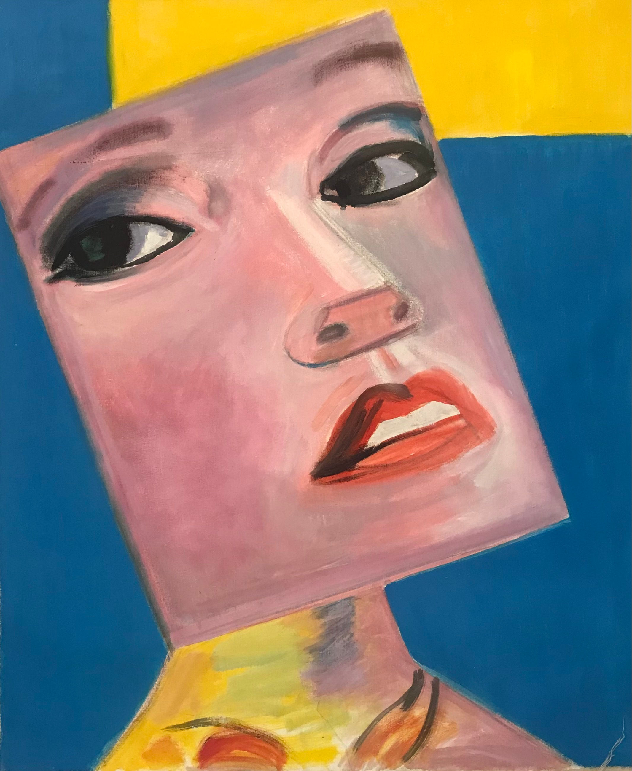 Rechteckiger Frauenkopf - Roberto Guglielmino