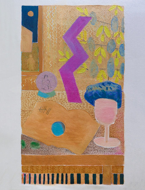 Bude 2021 oil on fabric 70 x 95 cm
