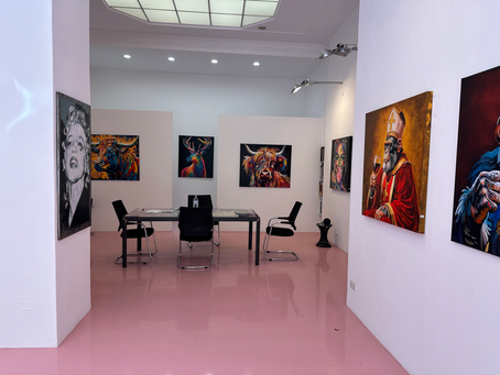 "Sie sprechen, ich male" von Marcell Dergecz