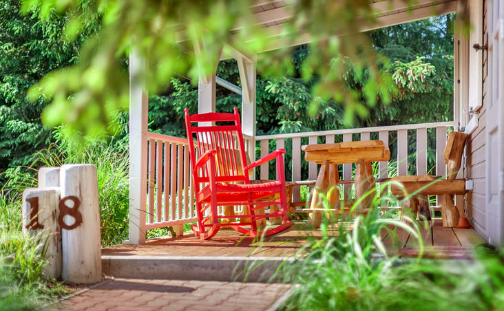 Hotel-Terrasse Außenaufnahme – Hochwertige Architekturfotografie für Hotellerie, Tourismus & Werbematerial