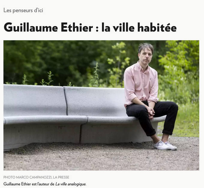 Revue de presse - La ville analogique