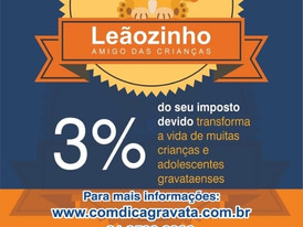 Campanha do leãozinho solidário
