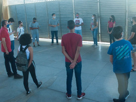 Acolhimento dos adolescentes bolsistas do projeto diagnóstico