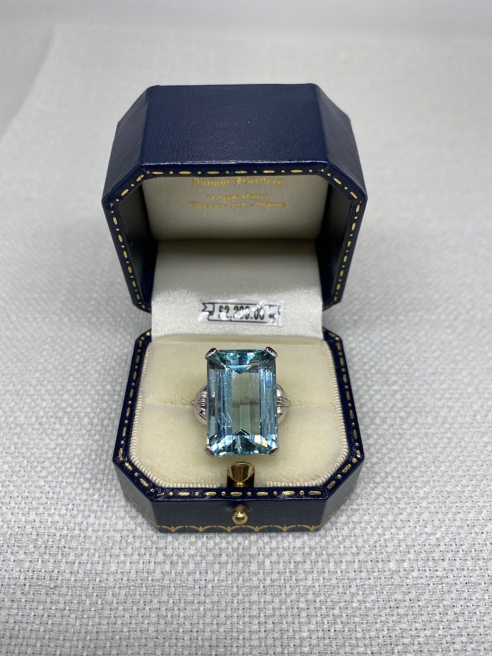 Vintage Aquamarine Ring