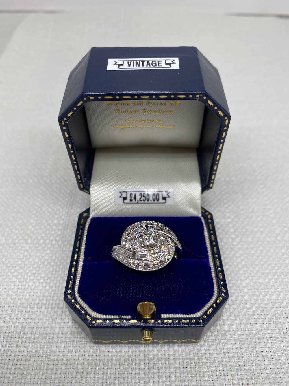 Vintage Diamond Cocktail Ring