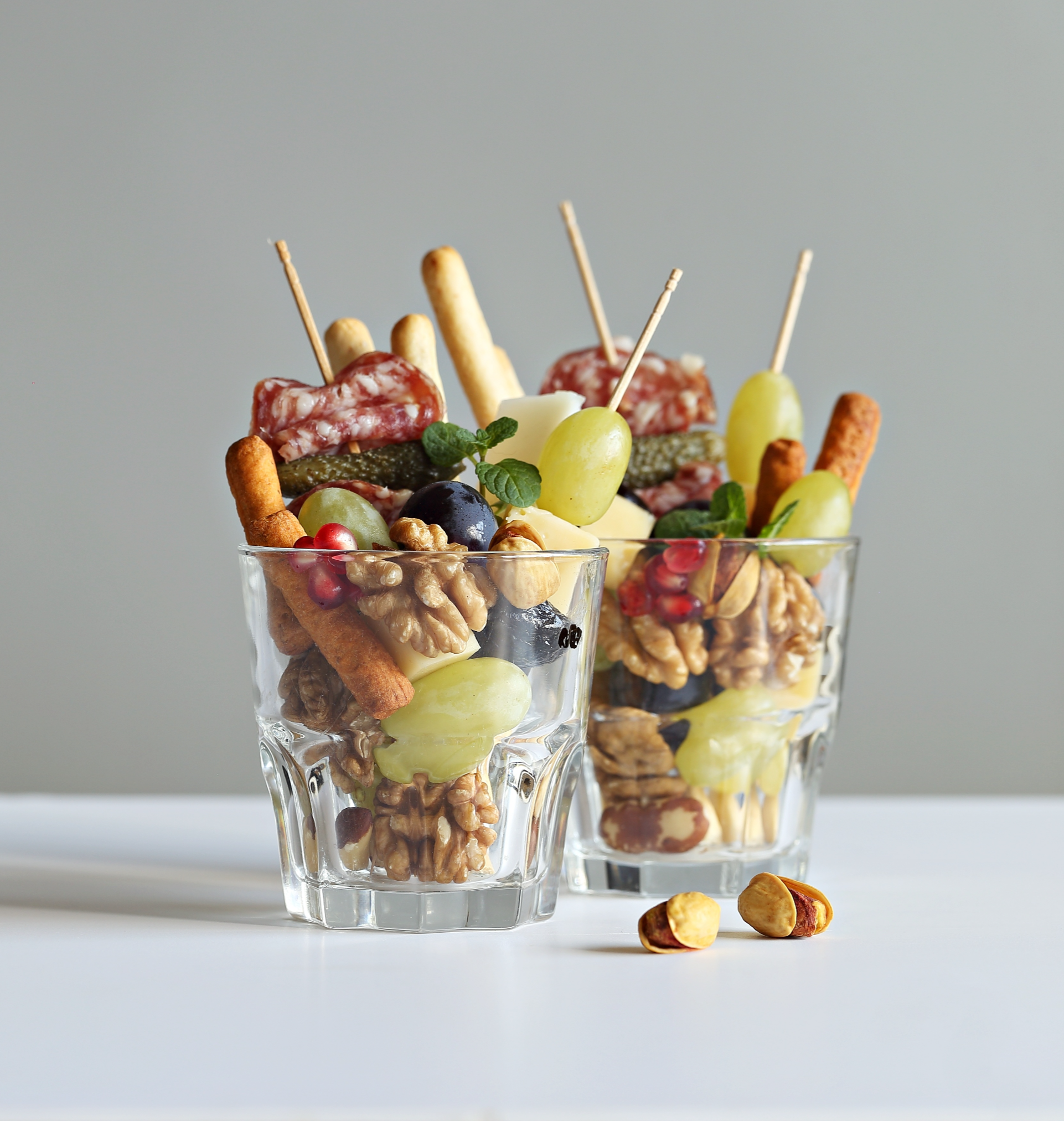 Arranged Food and Objects