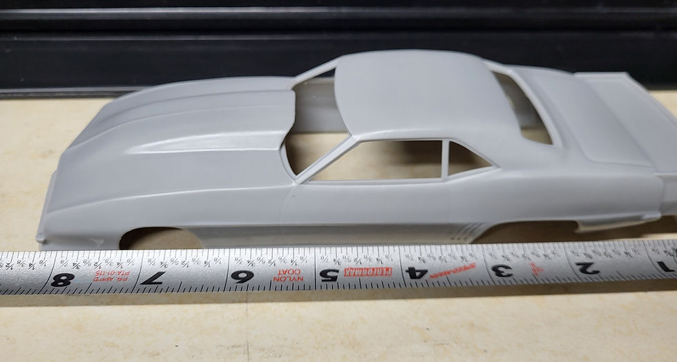 Thumbnail: 1/24th scale 1969 Chevy Camaro pro mod drag racing slot car body
