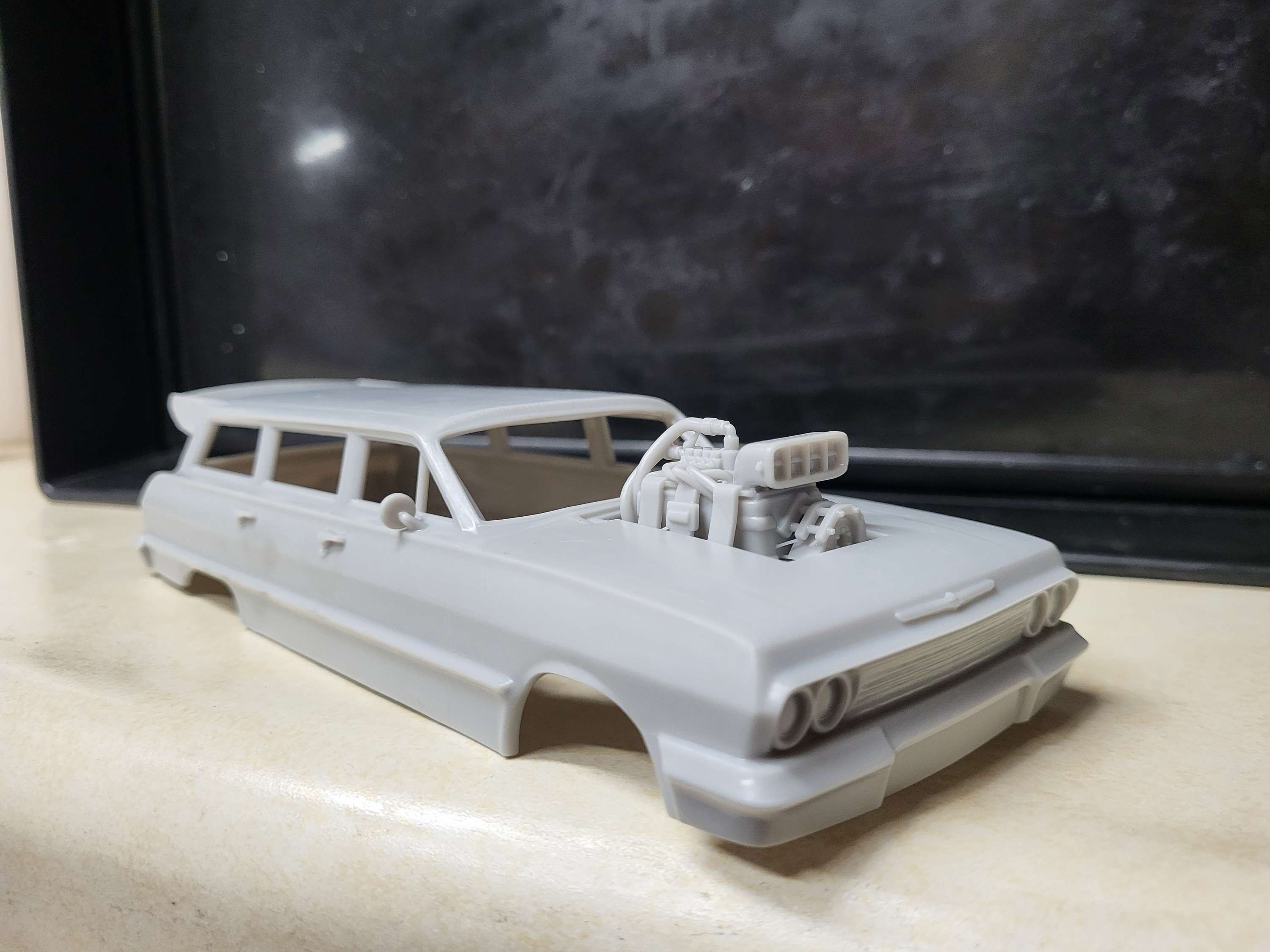 1/24th Scale Outlaw blown 1963 Chevy Bel Air Wagon
