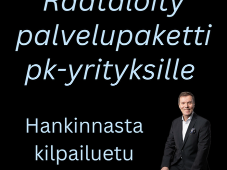 Hankinnasta kilpailuetu – Räätälöity palvelukokonaisuus pk-yrityksille