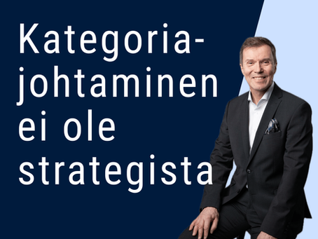 Milloin kategoriajohtaminen ei ole strategista?