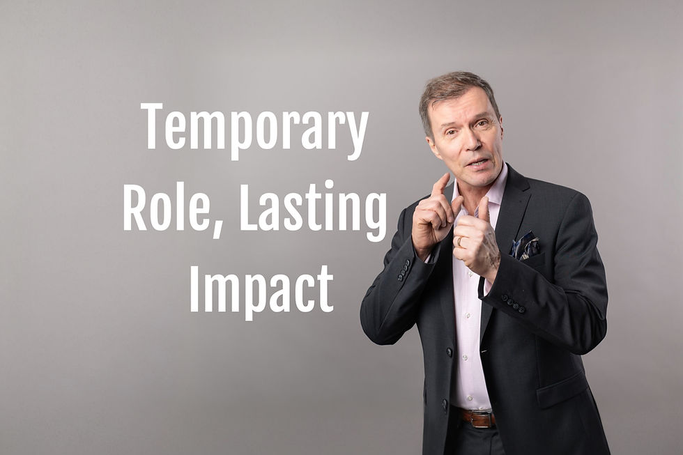 Interim Leadership: A Temporary Role, A Lasting Impact