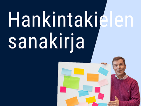 Hankintakielen sanakirja – mitä hankinta oikeasti sanoo?